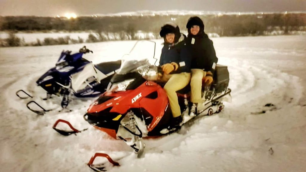 Snow mobiling in Vadsø