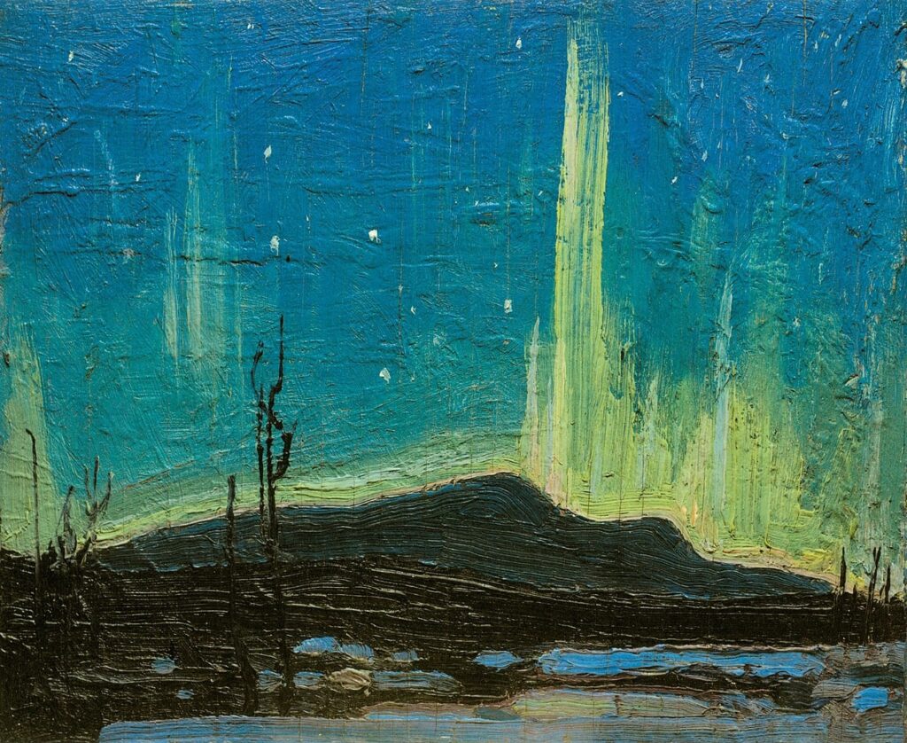 Aurores Boréales (Northern Lights) par Tom Thomson (1917)