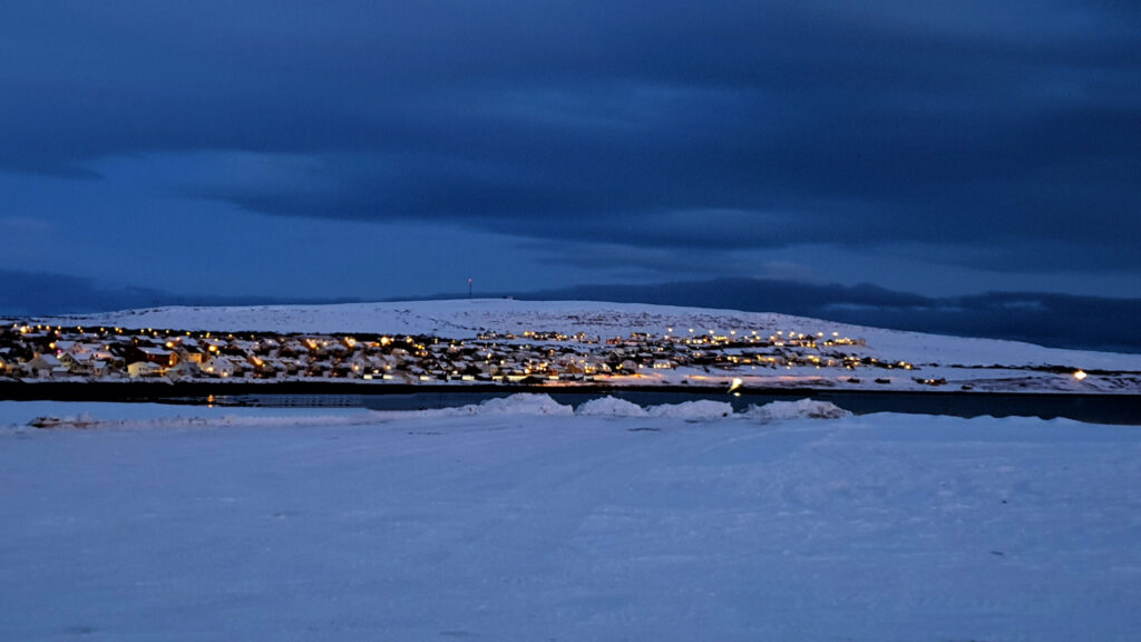 Polar night in Vadsø