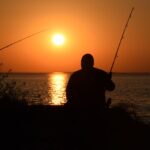 Fishing under the midnight sun
